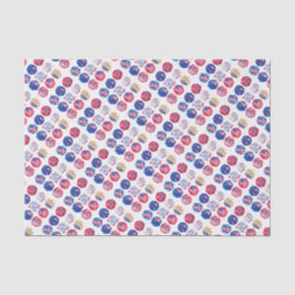 4 juli picknick! tissuepapier