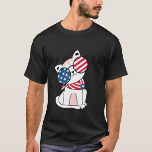 4 juli poesje t-shirt