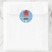 4 juli Popsicle Stickers (Tas)