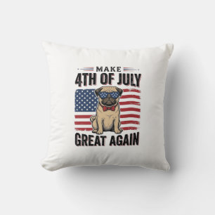 4 juli-pug-patriottisch vintage shirtontwerp_1 kussen