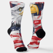 4 juli: Rode en blauwe Sokken (Gebogen)