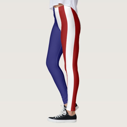 4 juli Rood, Wit & Blauw Leggings (Links)