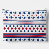 4 juli Rood Wit & Blauw Patriottisch Groot Etui (Achterkant)