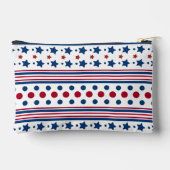 4 juli Rood Wit & Blauw Patriottisch Klein Etui (Achterkant)