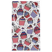 4 juli Rood Wit en Blauw Patriottische Cupcakes Klein Cadeauzakje (Achterkant)