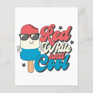 4 juli Rood wit en koele ijslolly's Flyer