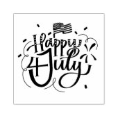 4 juli Rubberstempel Rubberstempel (Afrduk)