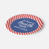 4 juli Schattigee zomer gewoonte Papieren Bordje (Gekanteld)