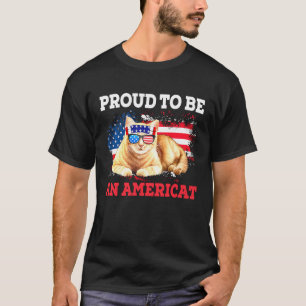 4 juli schreef een Amerikaanse kattenbril plus gro T-shirt