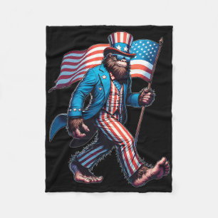 4 juli Shirten Patriottische Amerikaanse vlag Bigf Fleece Deken