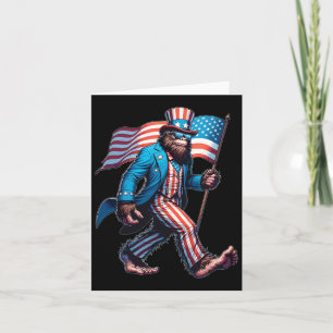 4 juli Shirten Patriottische Amerikaanse vlag Bigf Kaart