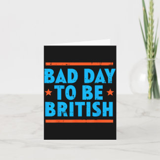 4 juli slechte dag Britse grappige humor vrouwen m Kaart
