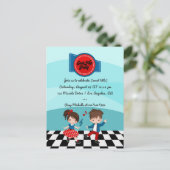 4 juli Sock Hop Feest Briefkaart (Staand voorkant)