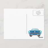 4 juli Sock Hop Feest Briefkaart (Achterkant)