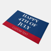 4 juli-spandoek deurmat (Schuin)