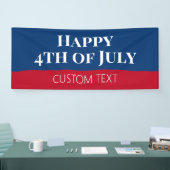 4 juli-spandoek spandoek (Beurs)