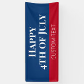 4 juli-spandoek spandoek (Verticaal)