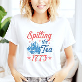 4 juli Spilling van de thee sinds 1773 T-shirt