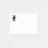4 juli Squatchin' met vuurwerk Post-it® Notes (Voorkant)