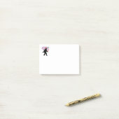 4 juli Squatchin' met vuurwerk Post-it® Notes (Op bureau)