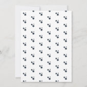 4 juli Stars BBQ Bubble Letter Invitation Kaart (Achterkant)