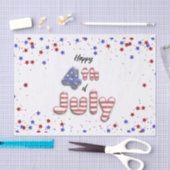 4 juli Stars Stripes Folie Balloons Tissuepapier (Craft)