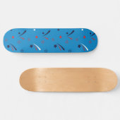 4 juli sterren en Fireworks Pattern Skateboard (Horizontaal)