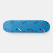 4 juli sterren en Fireworks Pattern Skateboard (Horizontaal)