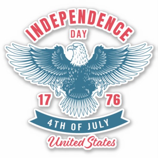 4 juli sticker (Voorkant)