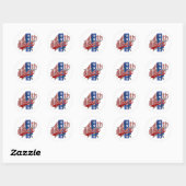 4 juli sticker (Vel)