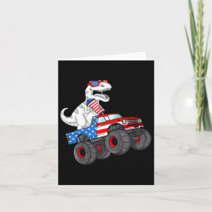 4 juli t rex dino Trex dinosaur Monster Truck Kaart