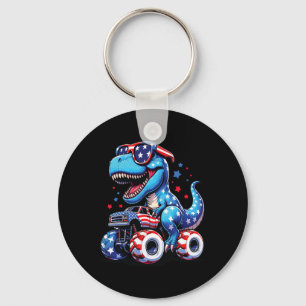 4 juli t rex dino Trex dinosaur Monster Truck Sleutelhanger