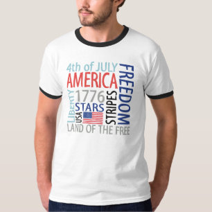 4 juli t-shirt