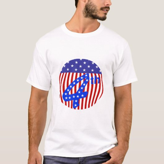 4 juli t-shirt (Voorkant)