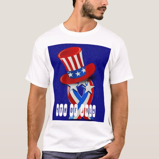 4 juli t-shirt (Voorkant)