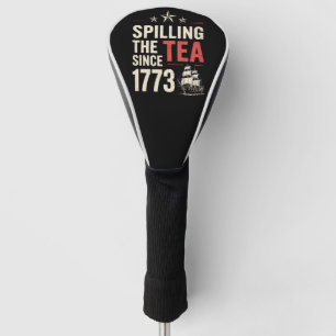 4 juli Thee Morsen Sinds 1773 Patriottisch Golfheadcover