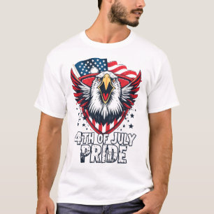 4 juli trots Onafhankelijkheidsdag T-shirt