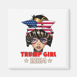 4 juli Trump 45 47 Trump Girl Magneet