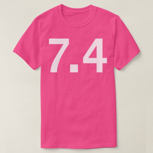 4 juli Typografie in Wit Tekst 1 T-shirt (Design voorkant)