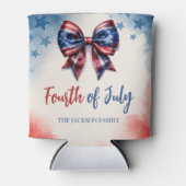 4 juli: USA Bow Patriotic Blikjeskoeler (Voorkant)