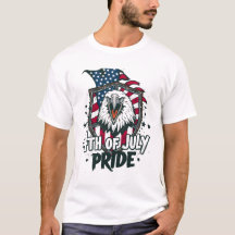 4 juli USA Pride T-shirt