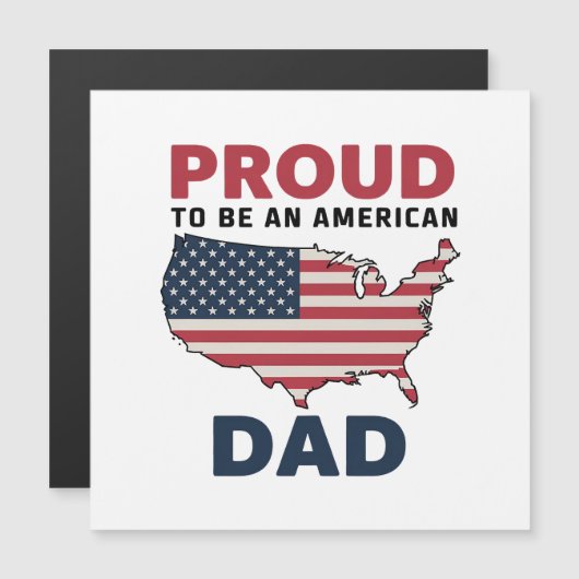 4 juli Vaderdag Patriotisch (Voorkant / Achterkant)