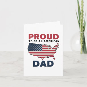 4 juli Vaderdag Patriotisch Feestdagen Kaart