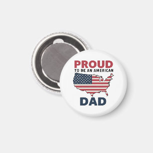 4 juli Vaderdag Patriotisch Magneet