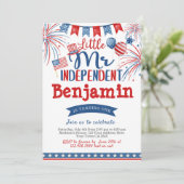 4 juli Verjaardag, Mr Independent Kaart (Staand voorkant)