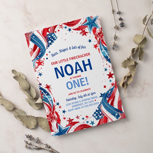 4 juli Verjaardag Uitnodiging 4 juli Feest