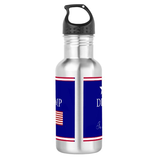 4 juli versnelling waterfles  (Achterkant)