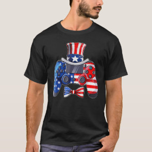 4 juli Video Game Gamer Kinder Boys Mannen VS T-shirt