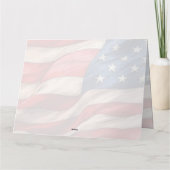 4 juli – Vier het met de Amerikaanse vlag Kaart (Achterkant)