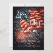 4 juli viering Bash Kaart (Voorkant)